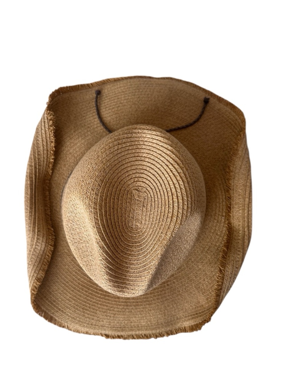 Women’s Straw Cowboy Sun Hat - Natural Tan Country Festival Concert - Picture 2 of 3